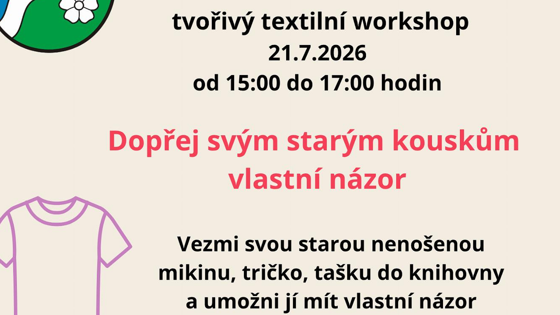 Knihovna - Textilní workshop