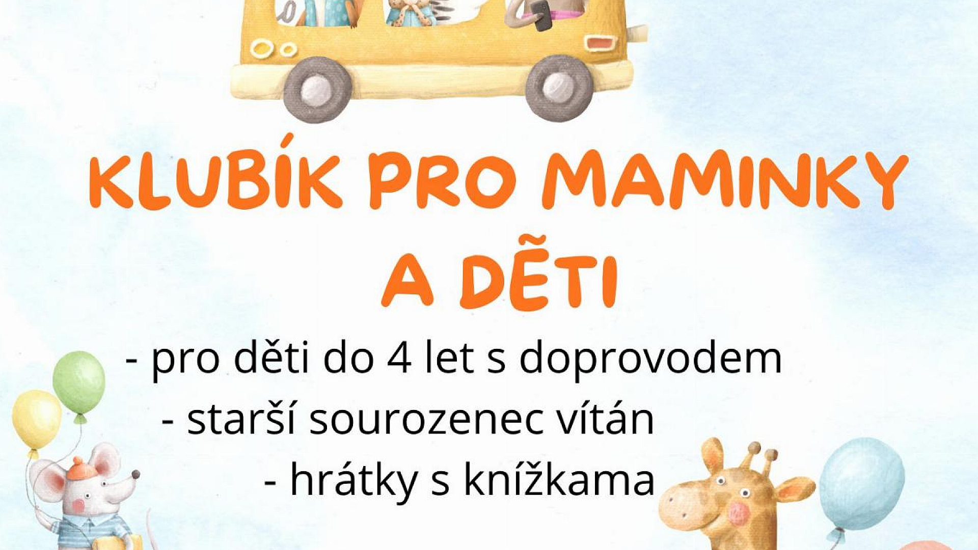 Knihovna - Klubík pro maminky a děti