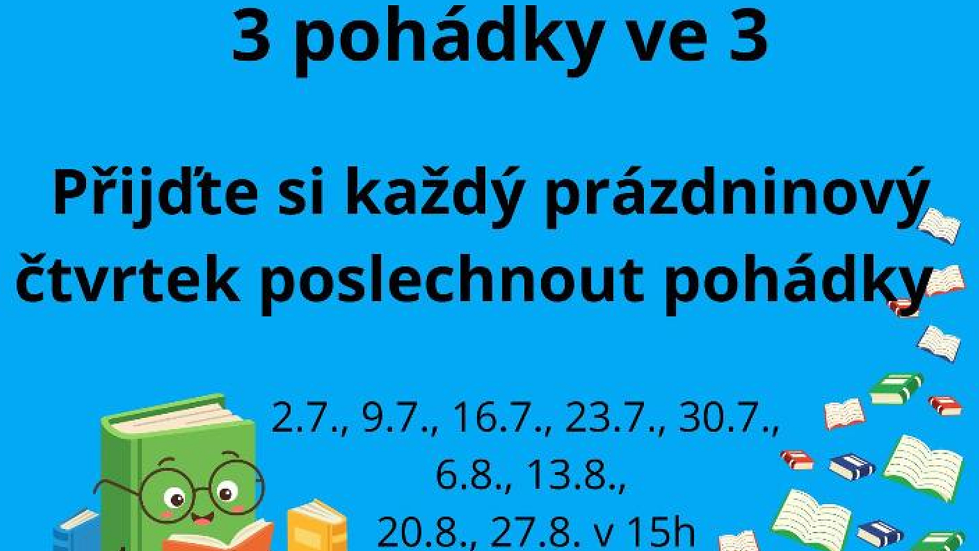 Knihovna - 3 pohádky ve 3