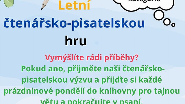 Letní čtenářsko-pisatelská hra 