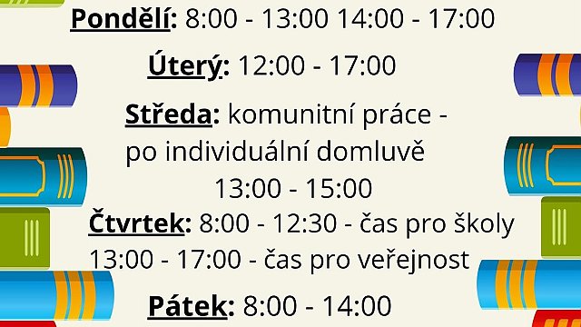 Nová provozní doba knihovny