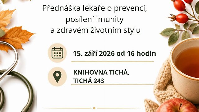 Zrušení Přednášky o zdraví 15.9.2026